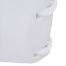 Lavabo Portatile da Campeggio 17L 51x33,5x103 cm con Ruote in HDPE  Grigio Chiaro-9