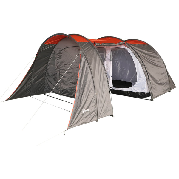 online Tente de camping pour 4-6 personnes bleu et gris 500x320x195cm