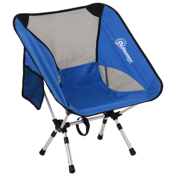 Chaise de camping pliante avec sac de voyage 58x49x64 cm TravP Bleu online