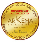 Doccia Solare da Esterno Giardino 30L Miscelatore e Lavapiedi Arkema Spring S Grigio Antracite-9