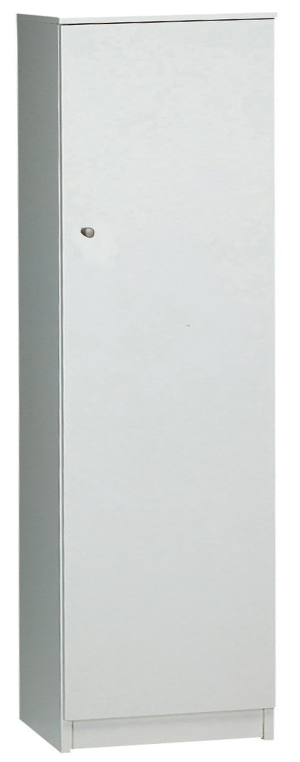 Armoire 1 Porte 46x147x34 cm Blanc Lisse sconto