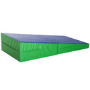 Materasso Training Pieghevole per Fitness Ginnastica Artistica Blu verde 180x90x40 cm -6