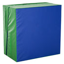 Materasso Training Pieghevole per Fitness Ginnastica Artistica Blu verde 180x90x40 cm -7