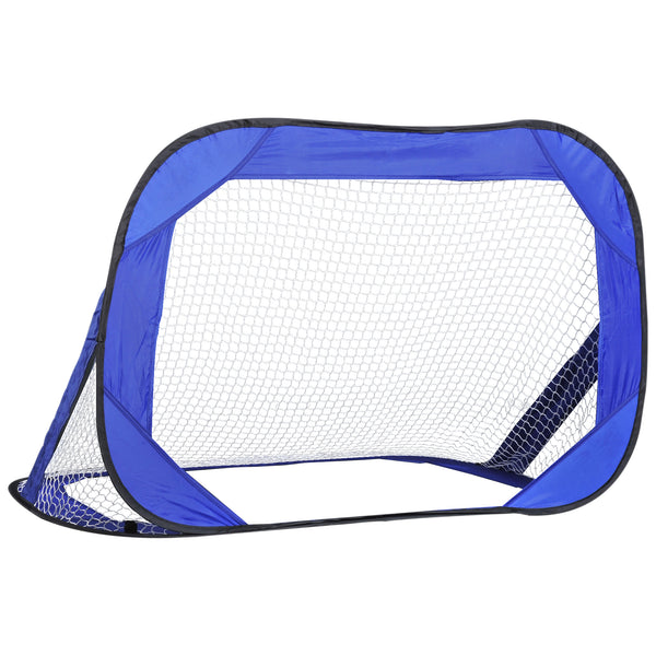 But de Football Pop Up Portable pour Enfants avec Sac Bleu 122x85x82 cm acquista