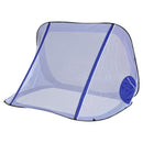 Rete da Calcio Pop Up per Bambini Pieghevole con Borsa Blu 184x124x115 cm -5