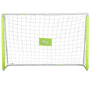 Porta da Calcio Portatile con Rete 186x62x123 cm  Bianca-4