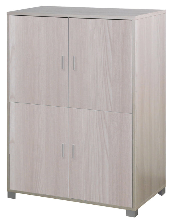 prezzo Armoire 4 Portes 107x162x41 cm Orme Clair