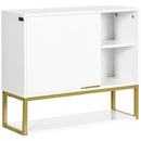 Mobiletto da Bagno 60x20x51 cm in MDF Bianco-1