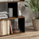 Libreria 5 Ripiani 70x29,5x163 cm in Legno Marrone Rustico-8