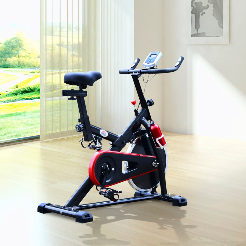 Cyclette Professionale per Allenamento Aerobico Nera -2