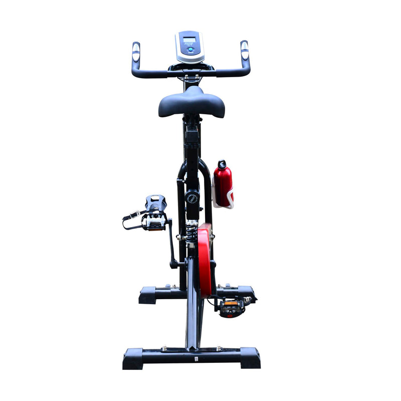 Cyclette Professionale per Allenamento Aerobico Nera -4