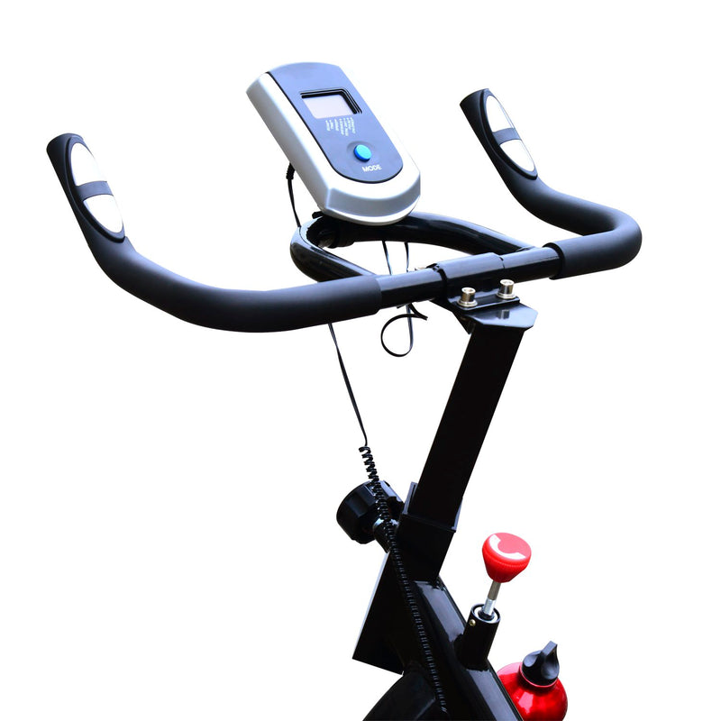 Cyclette Professionale per Allenamento Aerobico Nera -7