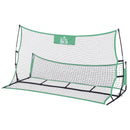 Rete da Calcio con Rimbalzatore per Allenamento in Acciaio 214x100x118 cm -1