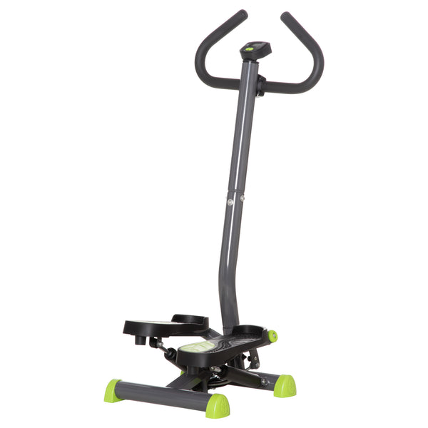 prezzo Stepper avec guidon et écran LCD en acier et ABS gris et vert