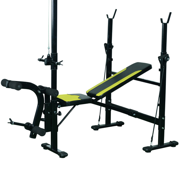 Station de fitness multifonction 175x110x202 cm en acier noir online