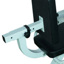 Panca Addominali Attrezzo Workout Gambe 113x95x99 cm  Nero-4