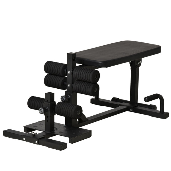 Squat Bench 3 en 1 Banc Inclinable à Hauteur Réglable Noir prezzo