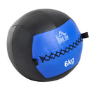 Palla Medica Crossfit Wall Ball 6kg Ø35 cm Nero-blu -2