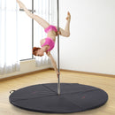 Tappetino Protettivo per Pole Dance Pieghevole e Antiscivolo Spessore 5 cm Nero Ø150 cm Soozier-3