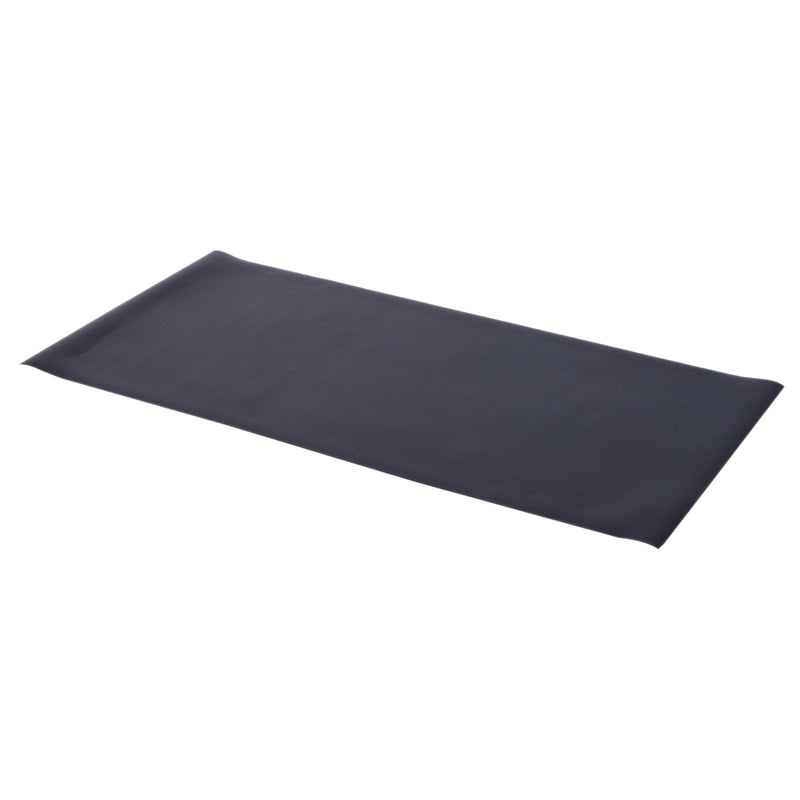 Tappetino Fitness Antiscivolo in PVC Nero 200x100x0.4 cm -1