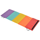 Tappetino Fitness Pieghevole 195x76x3 cm in EPE e PVC    Multicolore-1