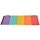 Tappetino Fitness Pieghevole 195x76x3 cm in EPE e PVC    Multicolore-4