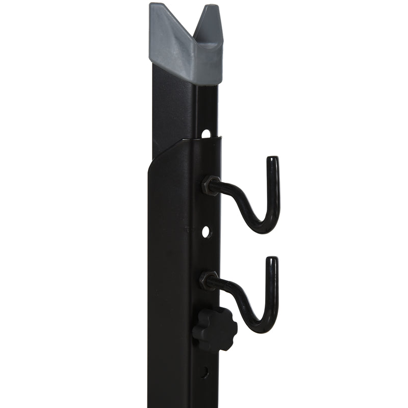 Cavalletto Supporto per Bicicletta Riparazione Bici 66x56x63-73,5 cm  Nero-10