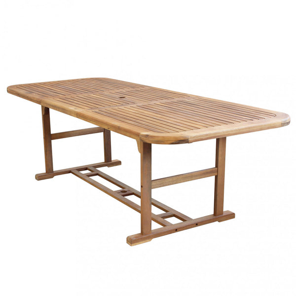 Table Extensible Rectangulaire 180/240x100x74 h cm en Bois d'Acacia Marron online