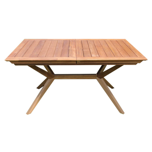 Table Bali 150/200x90x75 h cm en bois d'acacia marron acquista