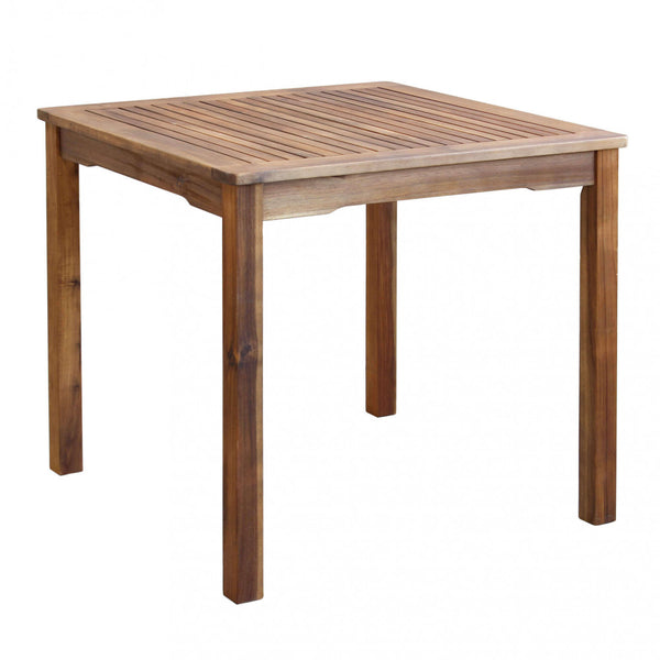 online Table 80x80x74 h cm en bois d'acacia marron