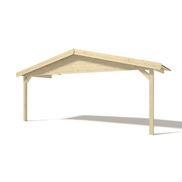 acquista Façade Verdanda pour Abri de Jardin 480x200 cm en Bois