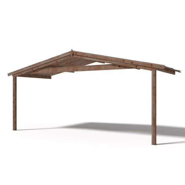 prezzo Façade Verdanda pour Abri de Jardin 382x200 cm en Bois