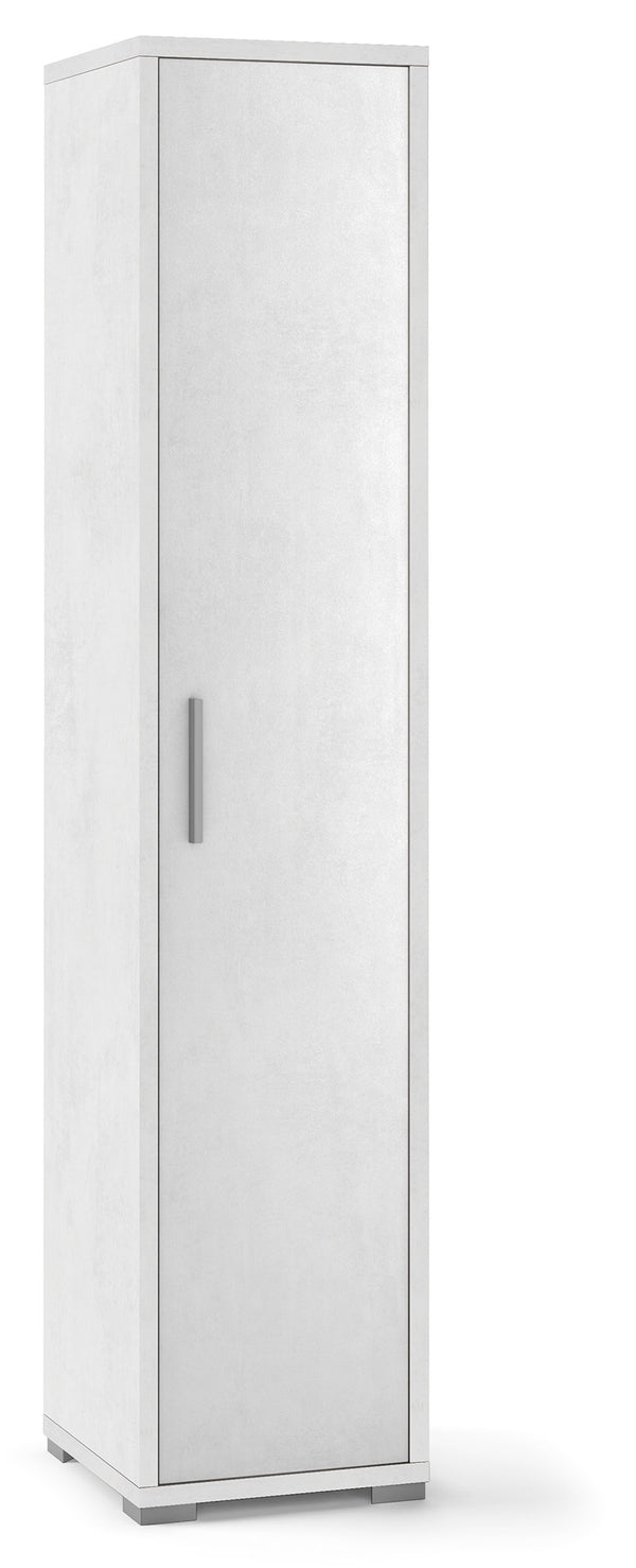 prezzo Armoire 1 porte 39x182x41 cm Blanc Oxyde