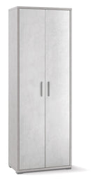 Armadio 2 Ante 71x199x41 cm Ossido Bianco-1