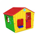 Casetta Gioco per Bambini Village 140x108x115 h cm in Plastica Multicolor-1