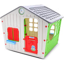 Casetta Gioco per Bambini Village 140x108x115 h cm in Plastica Multicolor-2