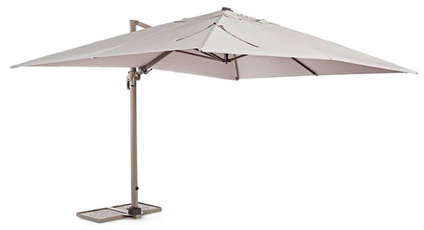 Parasol de jardin en aluminium décentralisé 3x4m Alba Tortora acquista