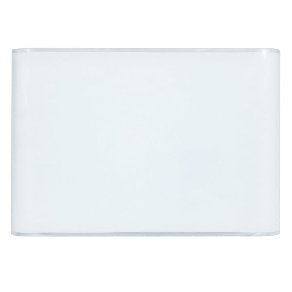 Plafonnier 2xE27 Cadre Blanc Plaque Verre Blanc E-Energy Altea online