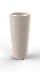 Vaso Ø34x86 cm in Resina Arkema Tondo 86 Bianco-1