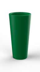 Vaso Ø37,5x102 cm in Resina Arkema Tondo 102 Verde Scuro-1