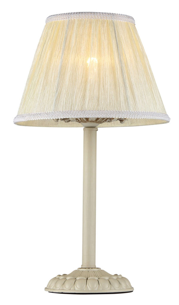 online Lampe de table élégante en métal ivoire Olivia