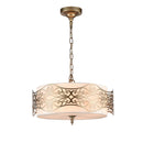 Lampada pendente House in Metallo Burgeon Bronzo-1