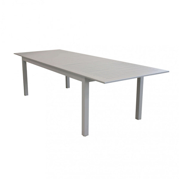 Table Extensible Cuba 220/280x100x75 h cm en Aluminium Gris Tourterelle sconto