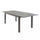 Table extensible Cuba 150/210x90x75 h cm en aluminium taupe