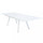 Table Extensible Zante 200/300x110x75 h cm en Aluminium Blanc