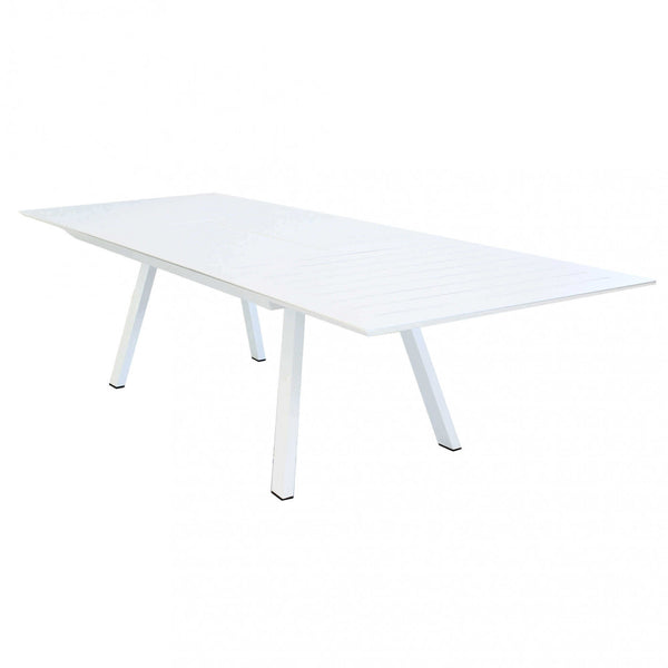 Table Extensible Zante 200/300x110x75 h cm en Aluminium Blanc prezzo