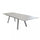 Table Extensible Zante 200/300x110x75 h cm en Aluminium Gris Tourterelle