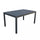 Table Milo 150x90x74 h cm en Aluminium Anthracite