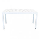 Tavolo Milo 150x90x74 h cm in Alluminio Bianco-2