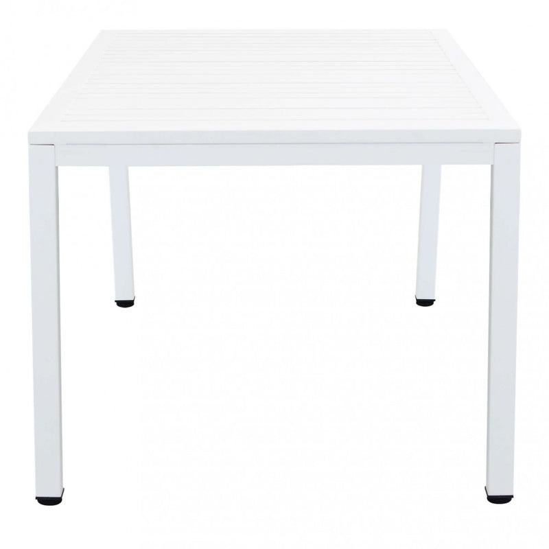 Tavolo Milo 150x90x74 h cm in Alluminio Bianco-3